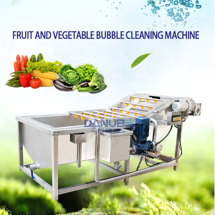 Bubble cleaning machine