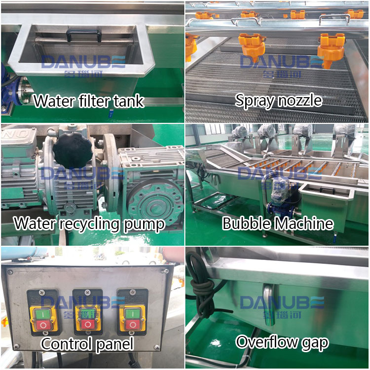 Bubble cleaning machine Product components